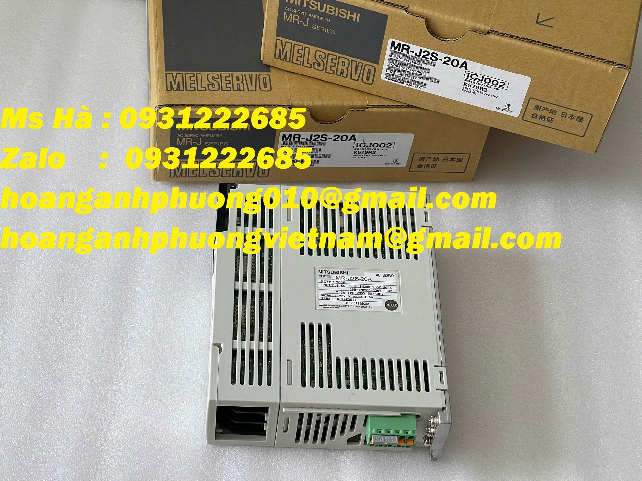 Bộ điều khiển chính xác MR-J2S-20A mitsubishi 200W